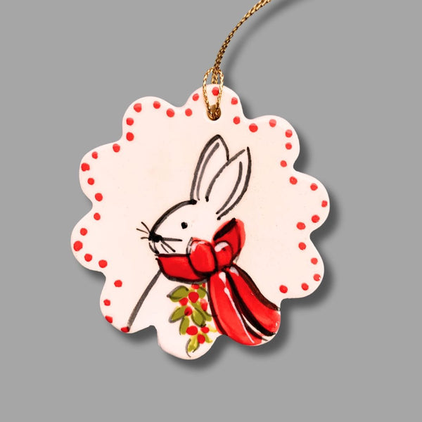 Winter Bunny Ornament