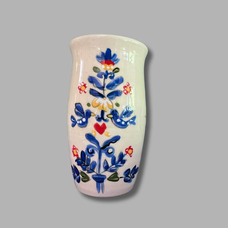 Scandinavian Folk Pencil Vase