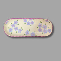 Purple Flower Cracker Tray