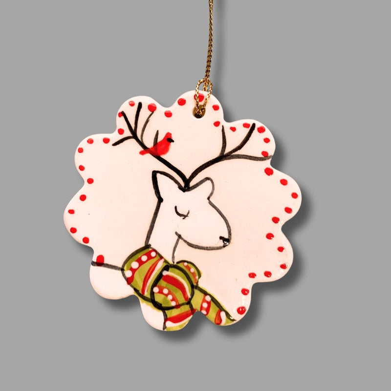 Winter Deer Ornament