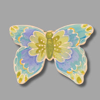 Light Blue Butterfly Garden Stake