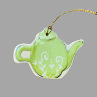 Mini Teapot Ornament (more colors)