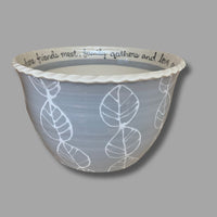 Contemporary Leaf Blessing Bowl