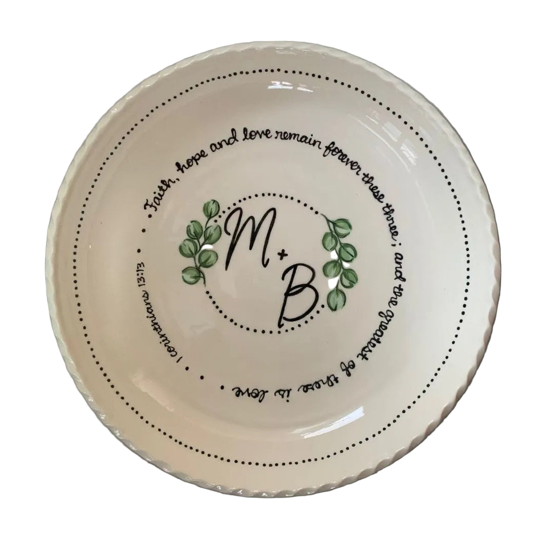Blessing Large Serve Bowl Monogram (options)