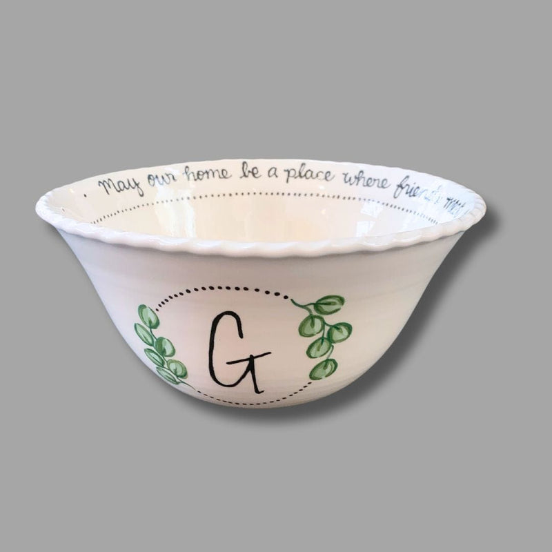 New Monogram Blessing Bowl