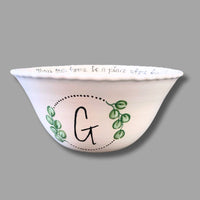 New Monogram Blessing Bowl