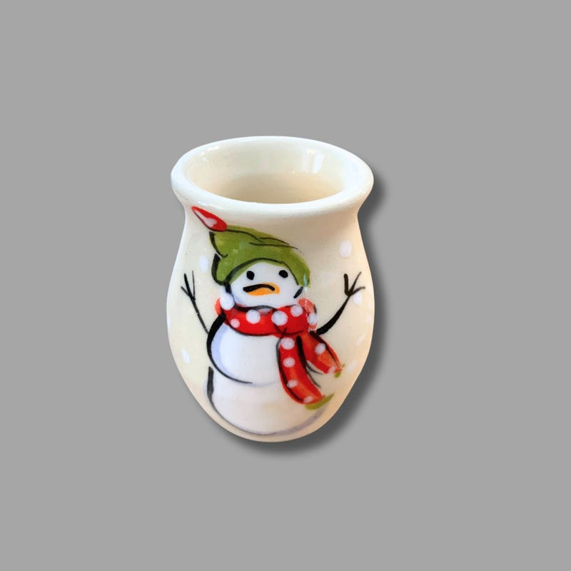 Snowman Mini Vase