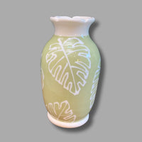 Monstera Plumeria Vase
