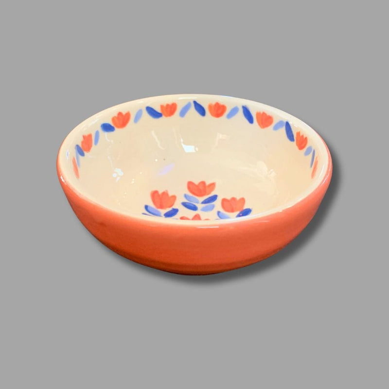 Nesting Dip Bowls: Coral and Blue set of 2