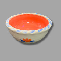 Nesting Dip Bowls: Coral and Blue set of 2