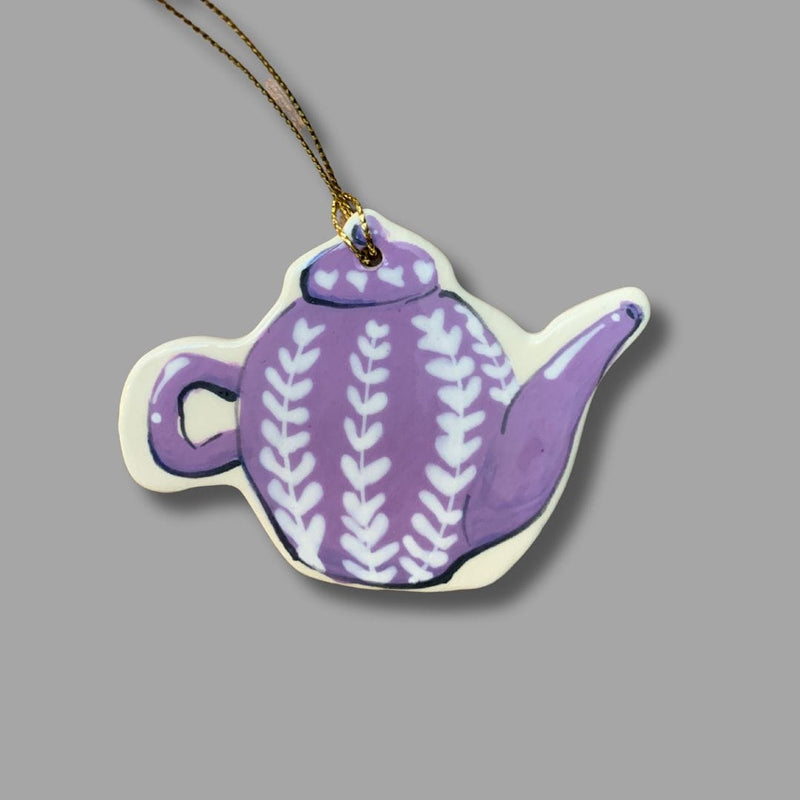 Mini Teapot Ornament (more colors)