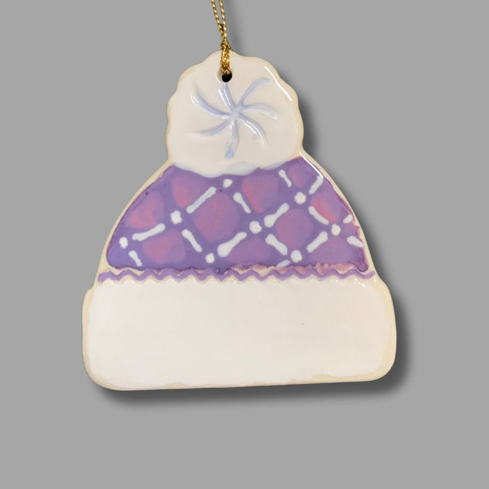 Purple Hat Ornament