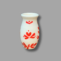 Red Rooster Small Tall Vase