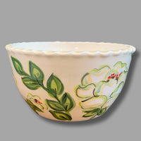 Small Peony Serve Bowl