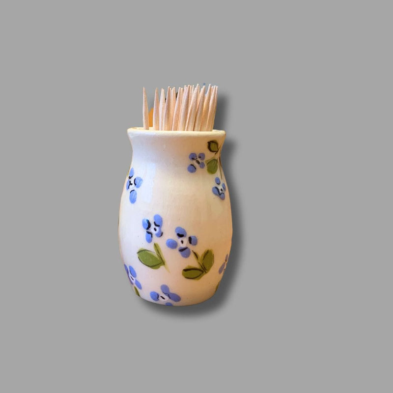 Blue Flower Small Tall Vase