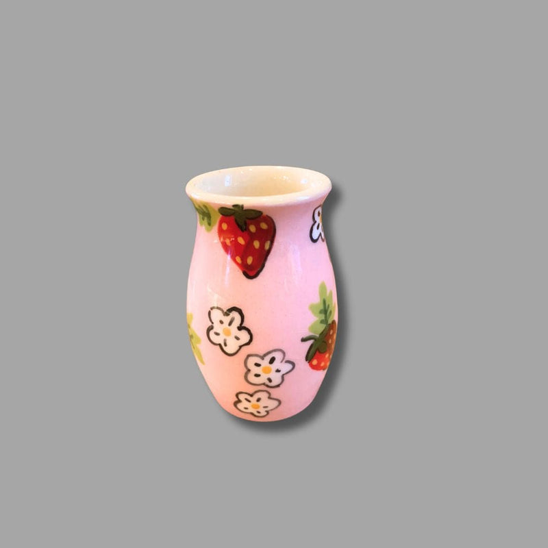 Strawberry Small Tall Vase