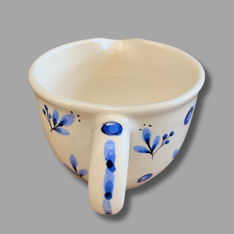 Blue Berry and Leaf Batter Bowl (small)