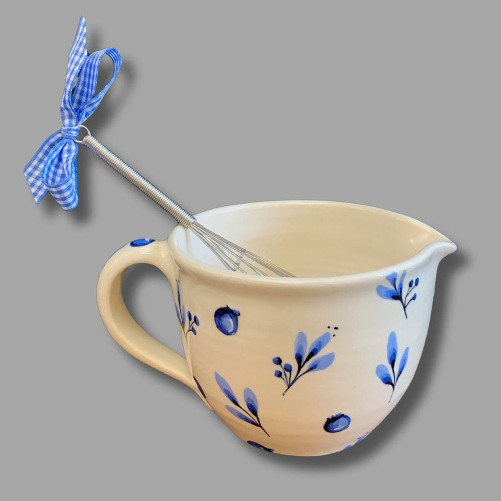 Blue Berry and Leaf Batter Bowl (small)