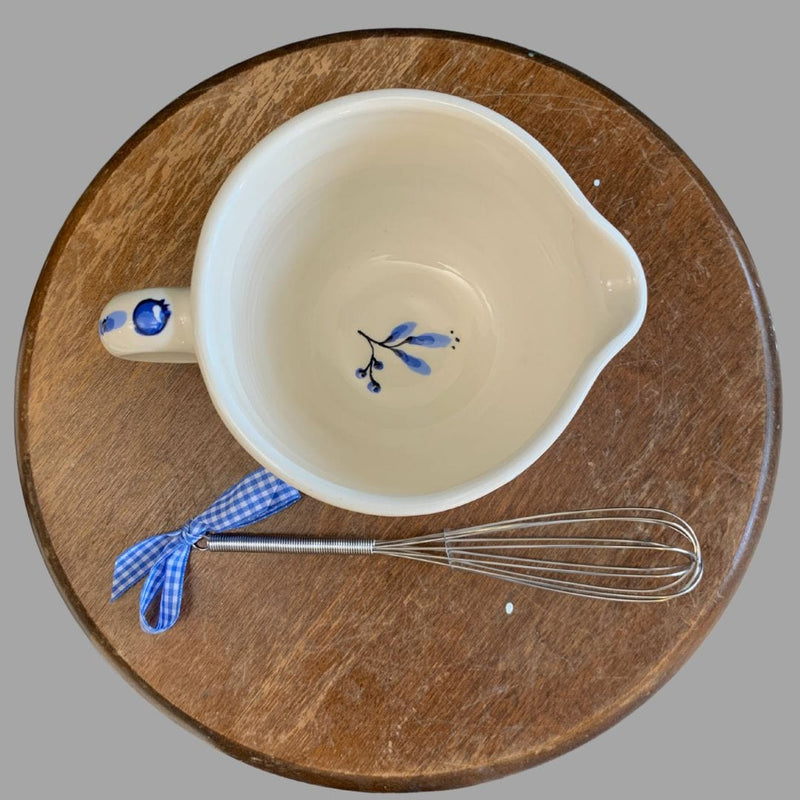 Blue Berry and Leaf Batter Bowl (small)