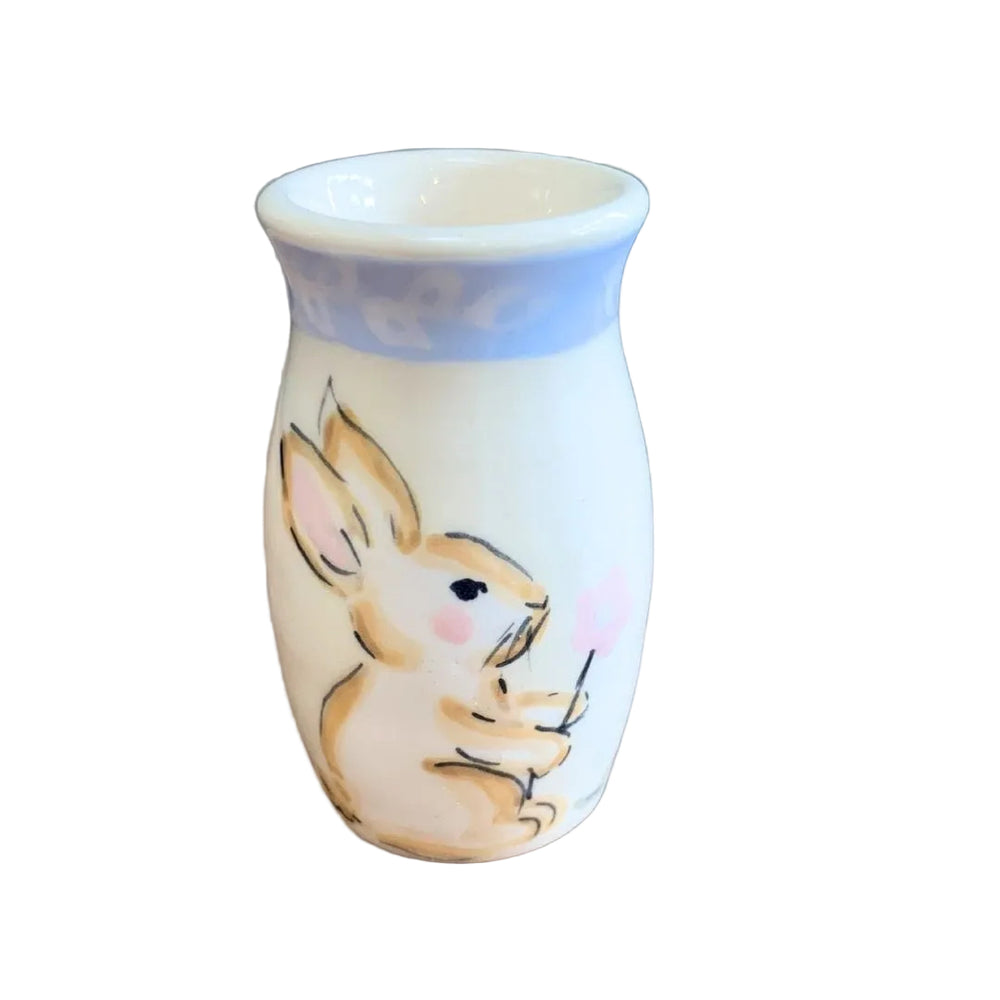 Blue Band Soft Bunny Mini Vase