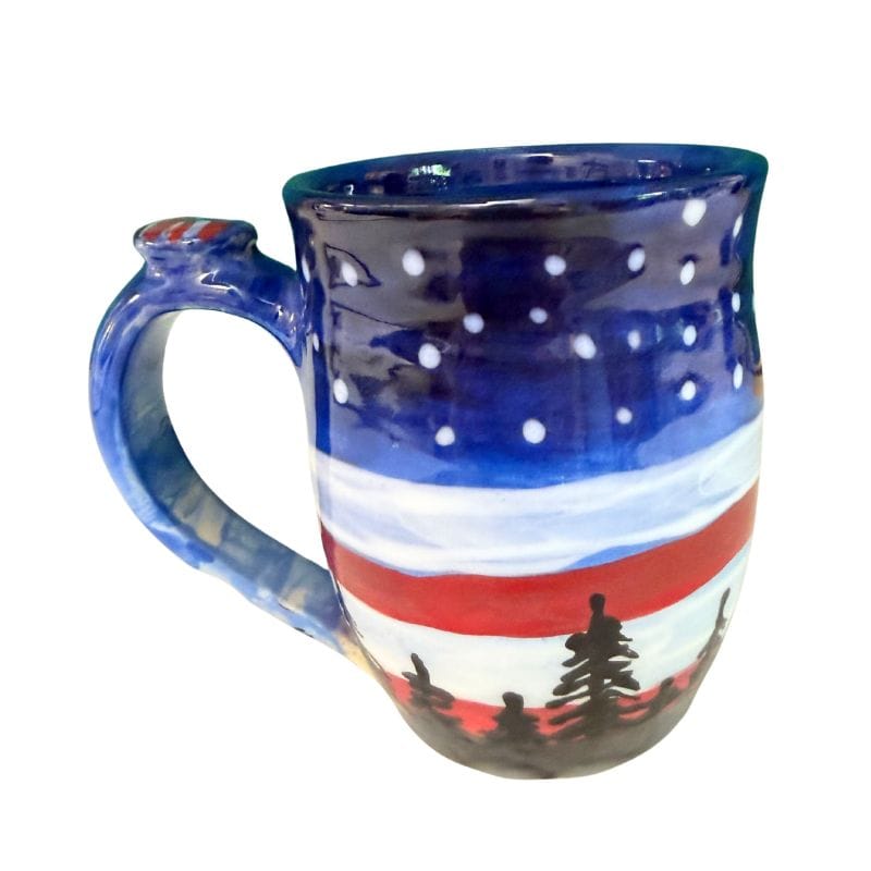 Flags and Firs Mug