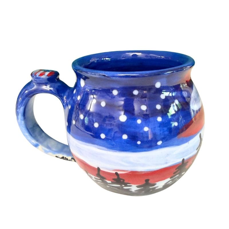 Flags and Firs Bubble Mug