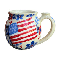 Red White and Blue Bubble Mug