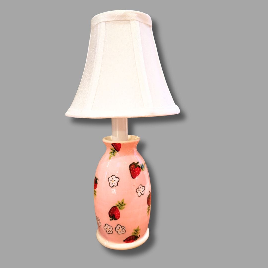Pink Strawberry Small Slim Lamp