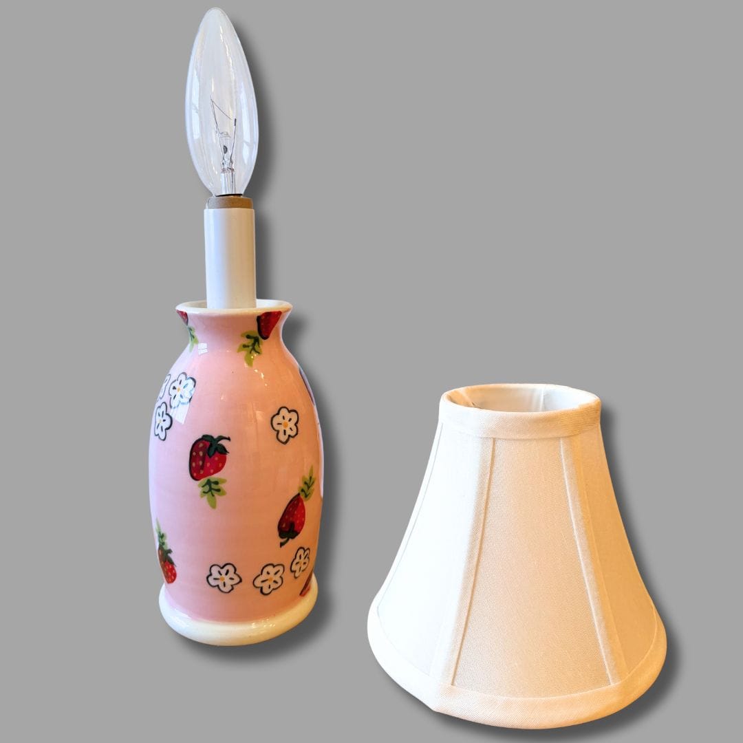 Pink Strawberry Small Slim Lamp