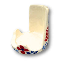 Red White and Blue Floral Phone and Tablet Holder
