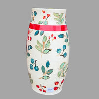 Winter Berry 9" Vase