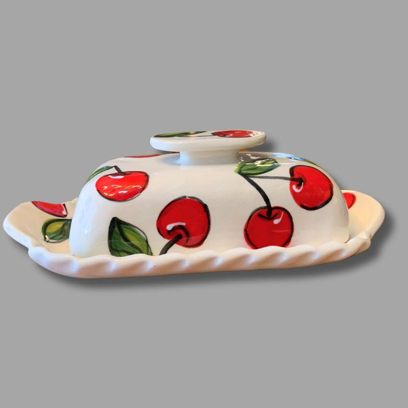 Cherry Butter Dish