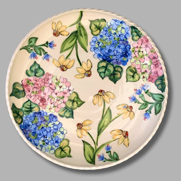 Multi-Floral Large Platter