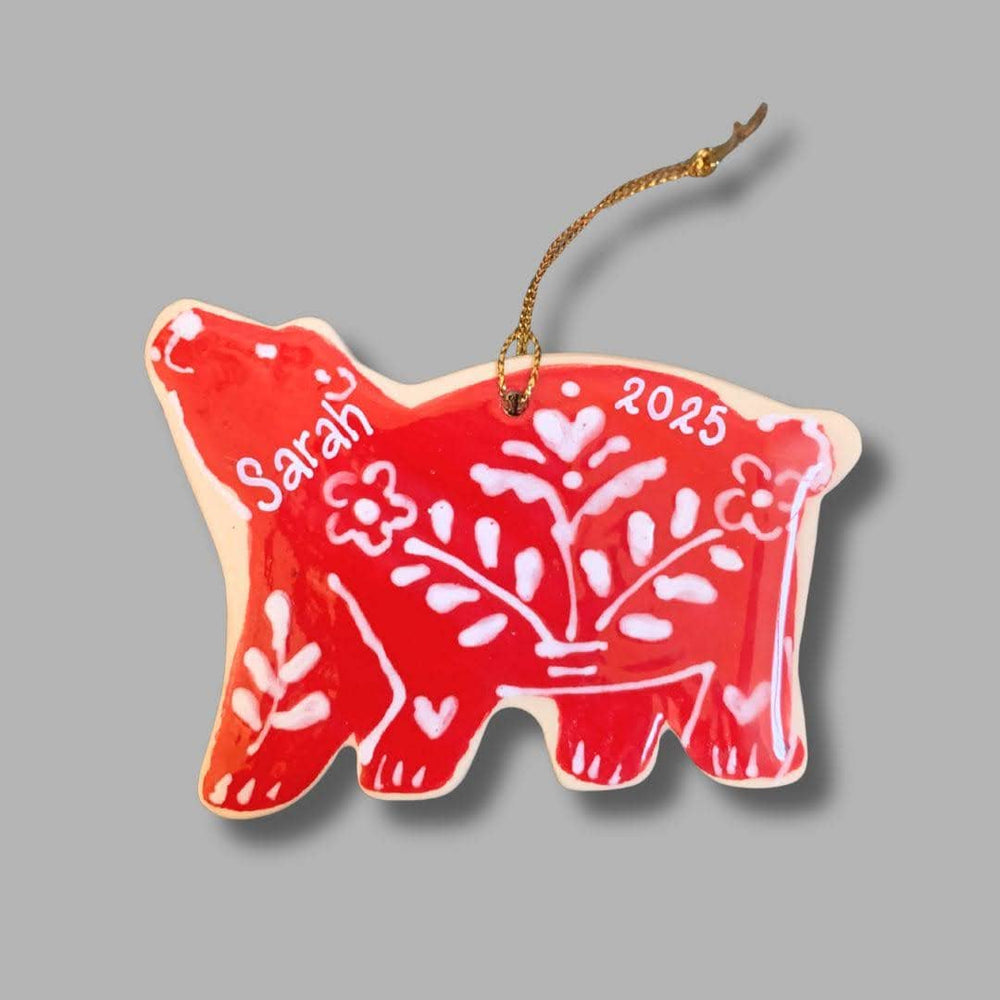 Scandinavian Polar Bear Ornament