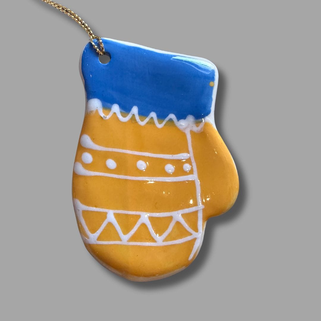 Pink Mini Mitten Ornament