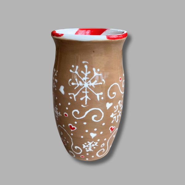 Gingerbread Pencil Vase