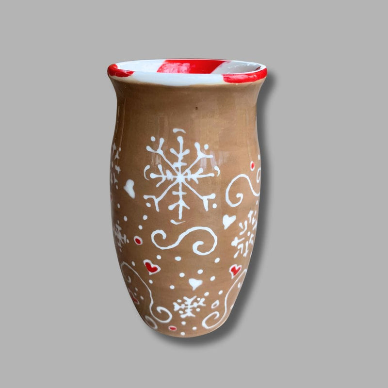 Gingerbread Pencil Vase