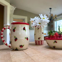 Strawberry Jam Pencil Vase
