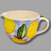 Lemon Plaid Batter Bowl (Large)