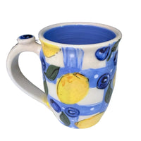 Lemon Blueberry Plaid Mug