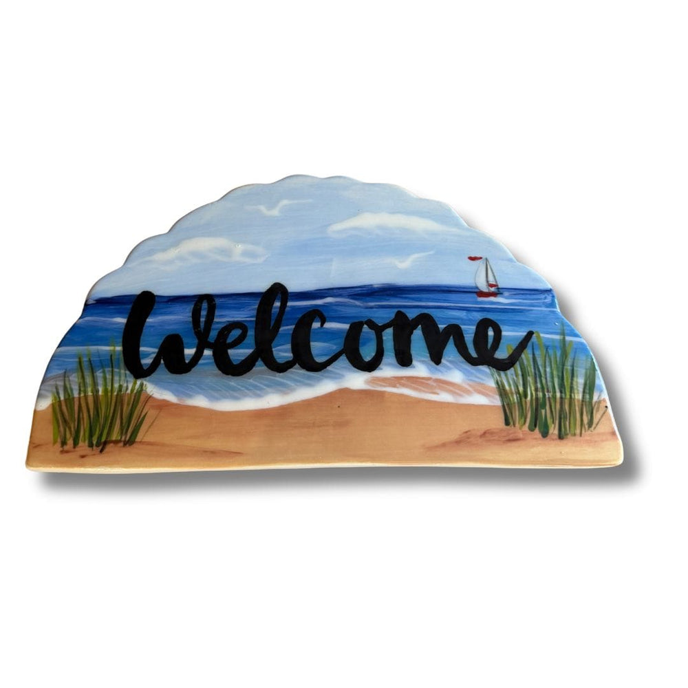 Welcome Shoreline Garden Stake