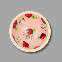 Strawberry Nesting Dip Bowls: set of 3