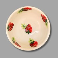 Strawberry Nesting Dip Bowls: set of 3