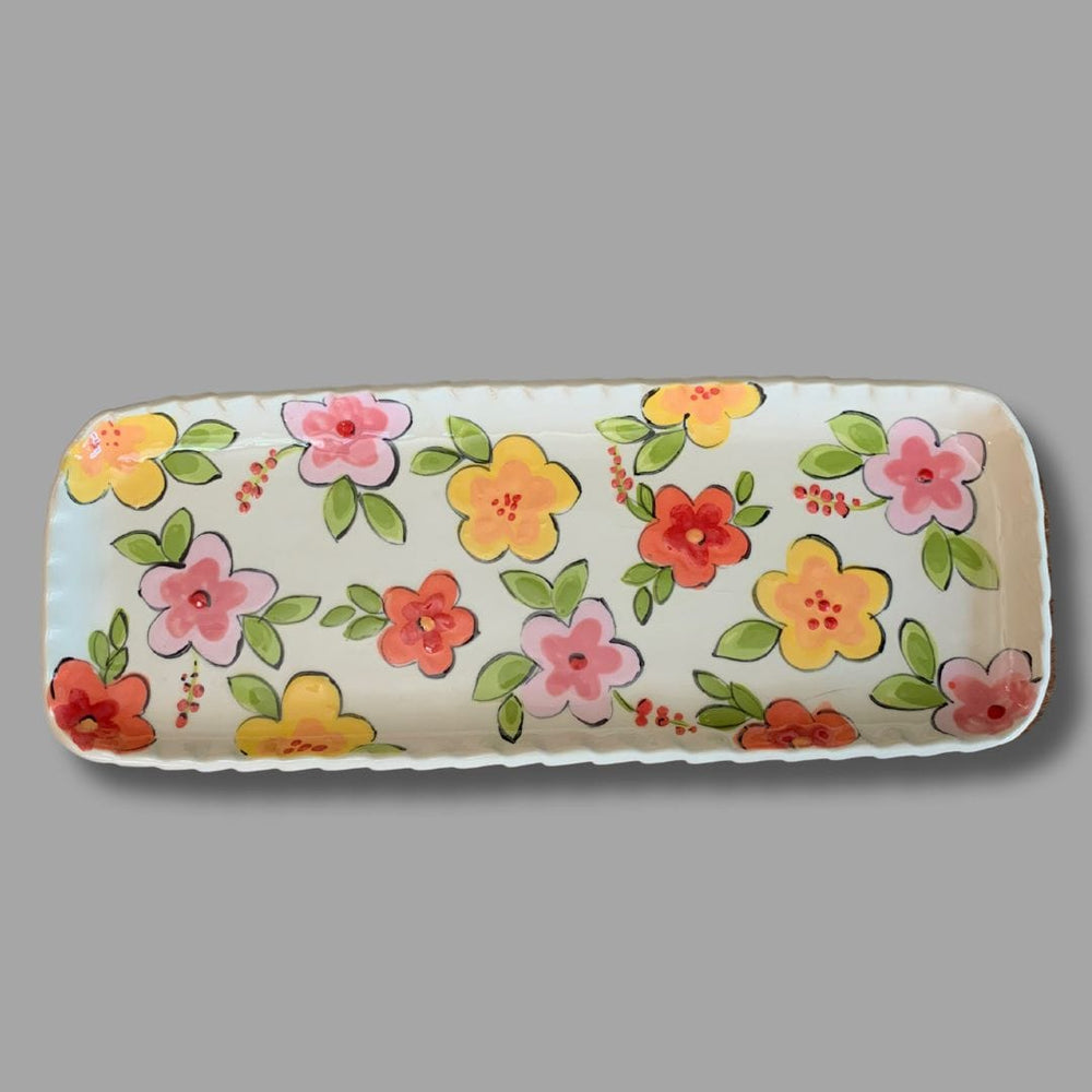 Sunny Blooms Medium Rectangular Tray
