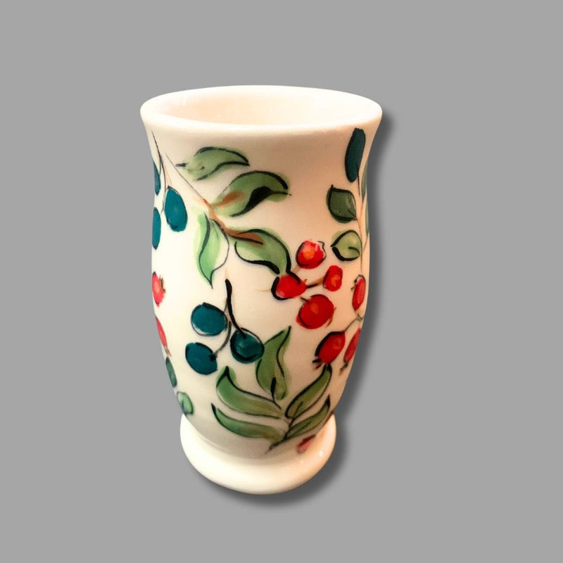 Winter Berry Small Vase