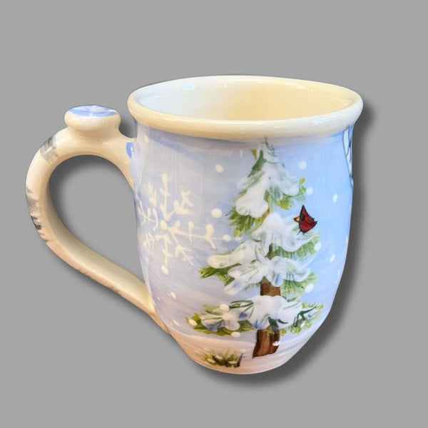 Winter Pine and Birch Mug