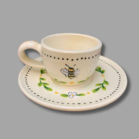 Bee Espresso Cup and Saucer