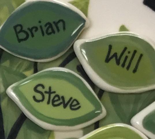 Extra Leave for Family Tree Plate