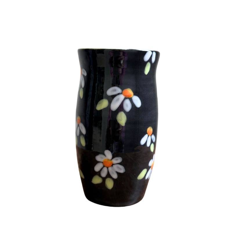 Midnight Daisy Pencil Vase
