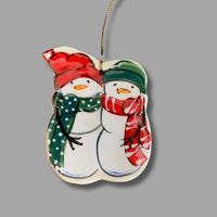 Snowman Couple Ornament